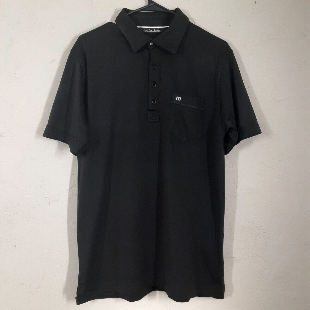 Travis Mathew Black Polo Shirt